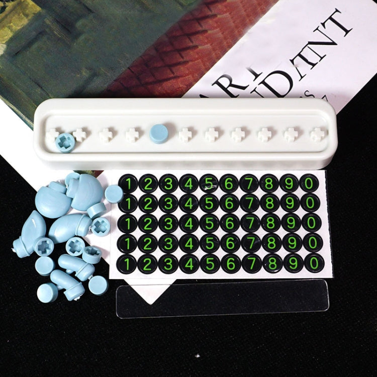 Cute Rabbit Ears Hidden Temporary Parking Sign Car Decoration Ornament