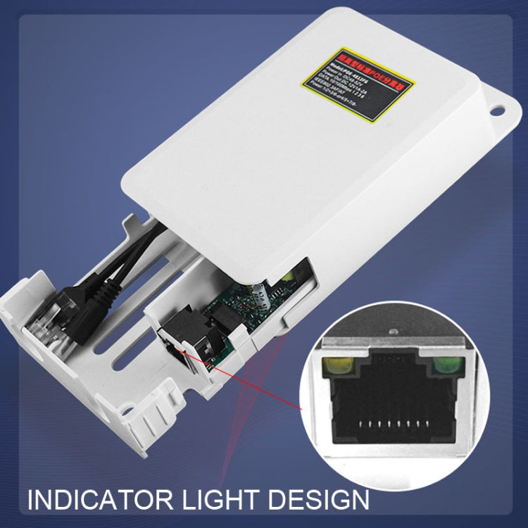 POE-4812FG 48V To 12V Isolated Standard POE Splitter Outdoor Monitoring Waterproof Power Supply Module