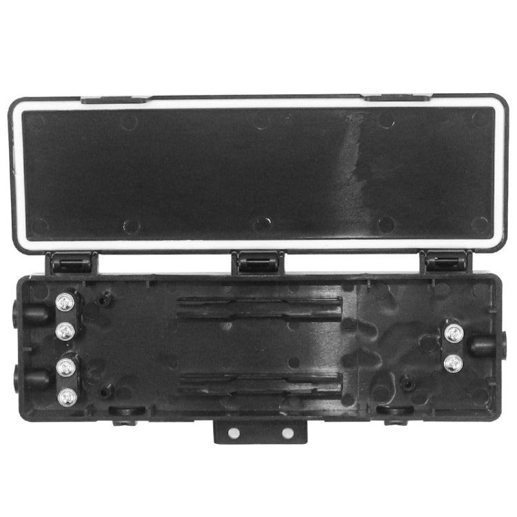 FTTH Inline Horizontal Optical Fiber Protection Box 1 In 2 Out Fiber Optic Splice Closure