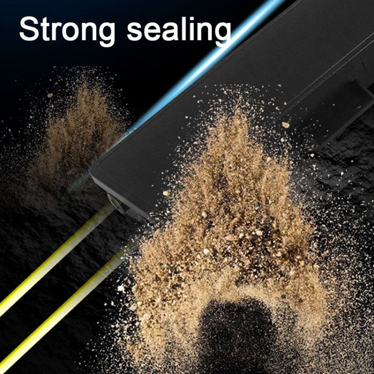 FTTH Inline Horizontal Optical Fiber Protection Box 1 In 2 Out Fiber Optic Splice Closure