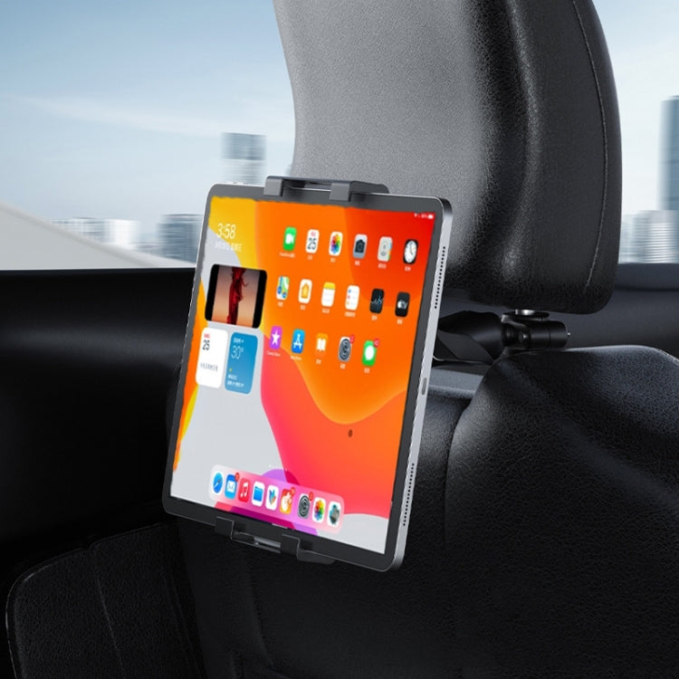Car Rear Seat Folding Stretchable Headrest Tablet Bracket, Color: