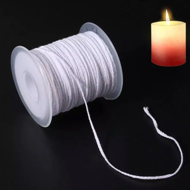 61m 24-strand Cotton Rope Braided Candle Wick Core DIY Handmade Candle Core