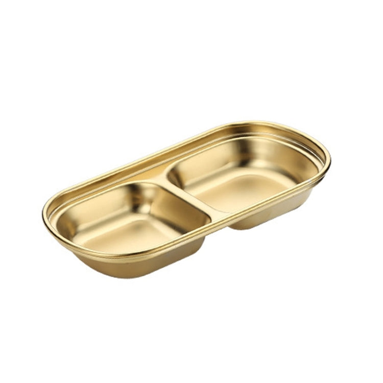 Stainless Steel Square Sauce Dish Hotpot Seasoning Disc Barbecue Tableware, Style: