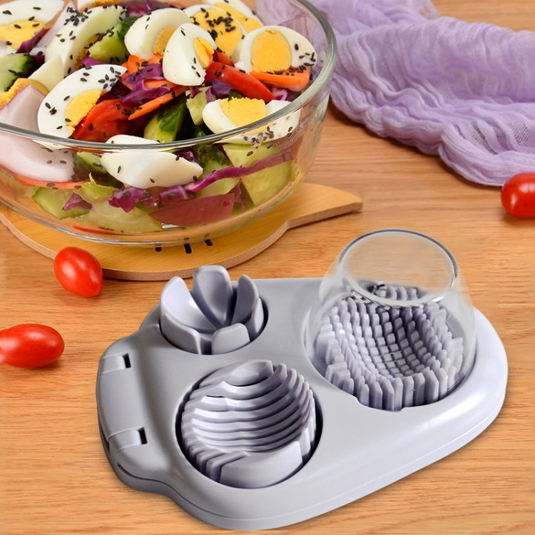 3-in-1 Multifunctional Vegetable Fruits Cutter Fancy Splitter Egg Slicer