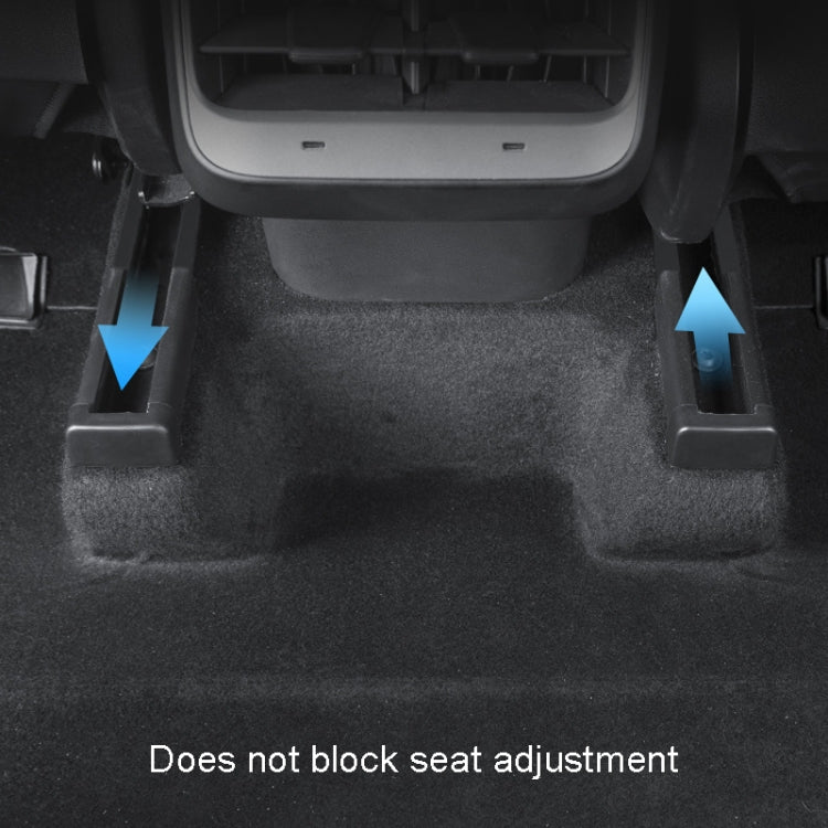 4pcs /Set For Tesla Model Y / 3 Seat Slide Anti Kick Plug Pulley Protective Cover Interior Modification Accessories