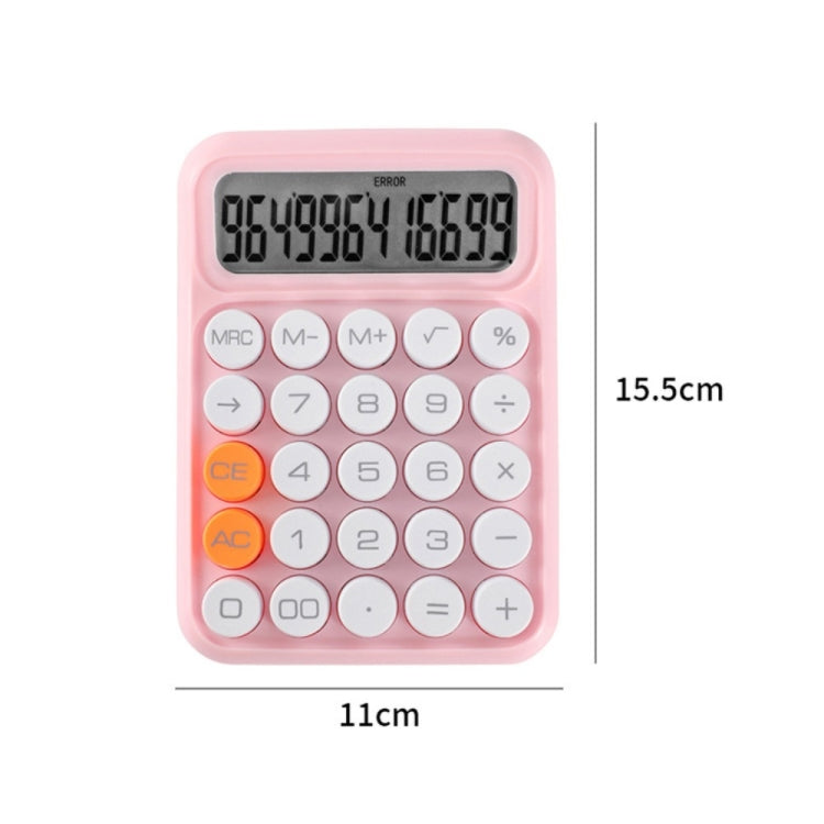 12-digit Mechanical Keyboard Calculator Office Student Exam Calculator Display