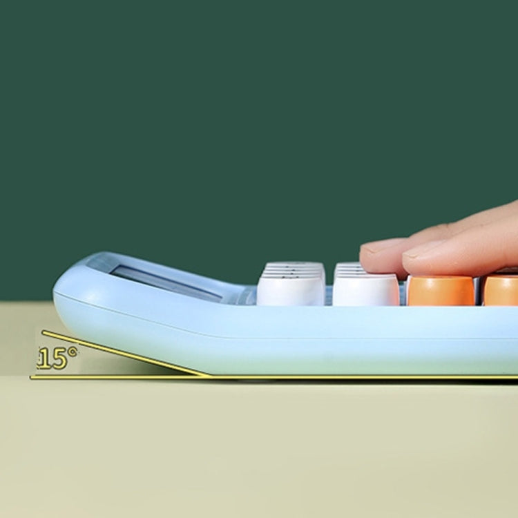 12-digit Mechanical Keyboard Calculator Office Student Exam Calculator Display