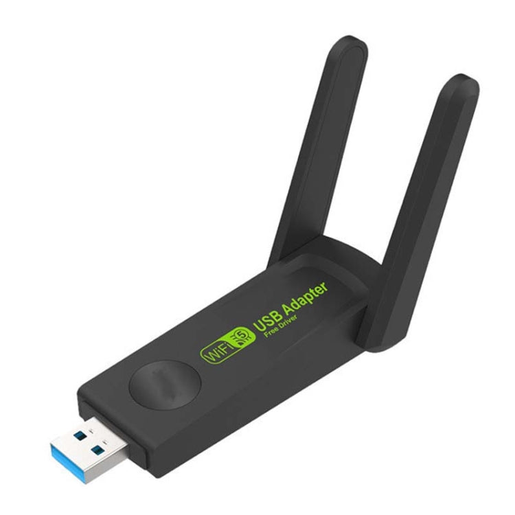 1300Mbps Wireless Network Card Gigabit Dual Band 5G Driverless Computer USB Network Card, Scope: