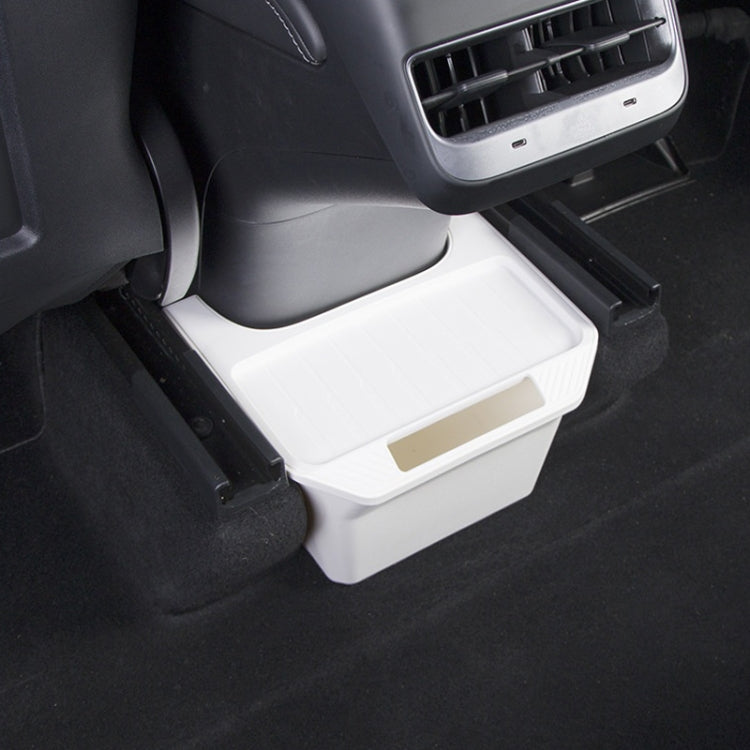 For Tesla Model Y Garbage Can Bin Accessories Rear Center Console Storage Box Organizer, Color: