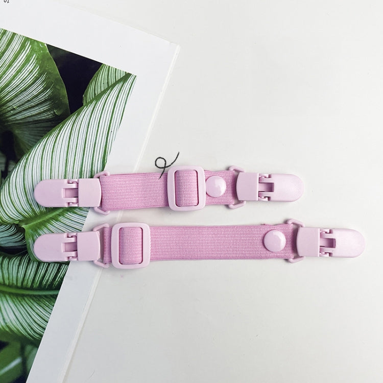 School Bag Shoulder Strap Clip Adjustable Elasticity Anti-Falling Clip For Children Overalls