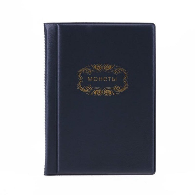2 PCS Russian Cover 120 Coins Pocket-sized Collection Album
