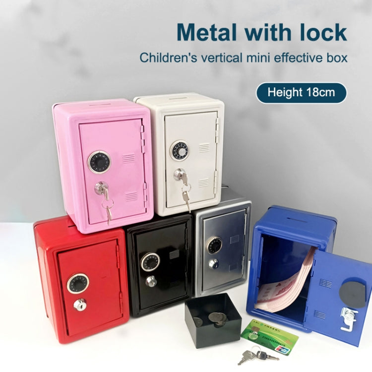 2 PCS Creative Piggy Bank Password Money Box Cash Coins Saving Box(Red)