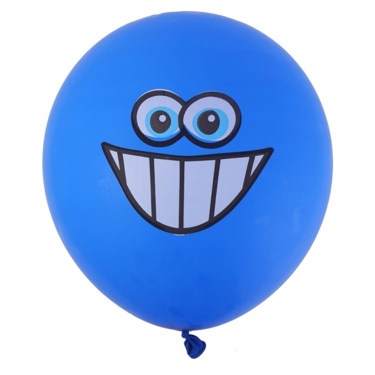 50 PCS Cute Printed Big Eyes Smiley Latex Balloons Birthday Party Decoration