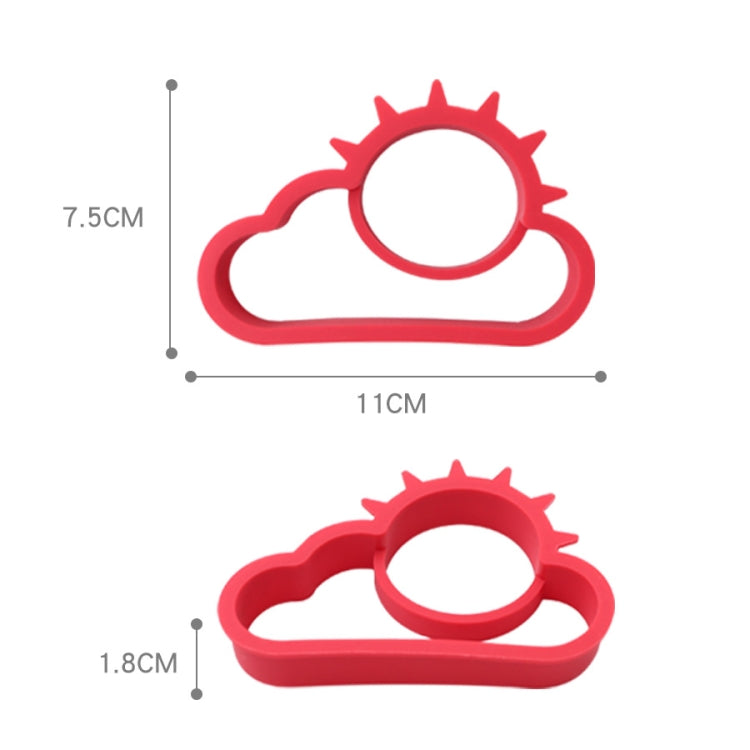 Sun Cloud Egg Mold Resistant High-Temperature Silicone Mould Fried Fry Egg kitchen Gadgets