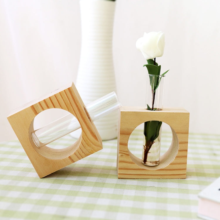 Modern Style Glass Tabletop Plant Bonsai Glass Test Tube Flower Decorative Vase