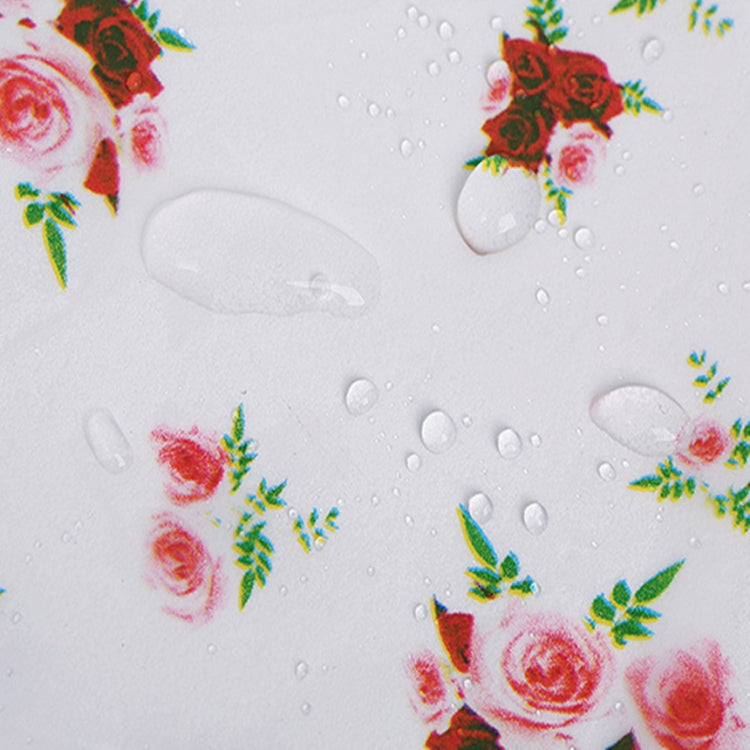 Microwave Oven Dust Cover Plastic Flower Waterproof Oil proof Dustproof Storage Bag