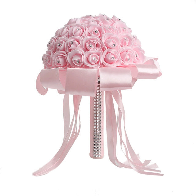 Bride Holding Bouquet Creative Simulation Holding Bouquet Wedding Supplies