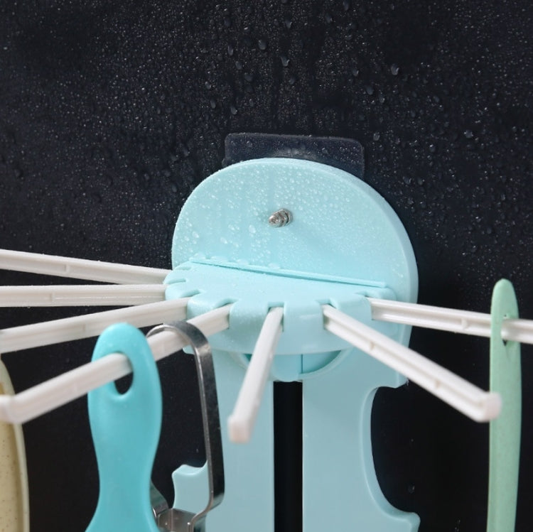 2 PCS Household Multi-function Punch-free Seven-in-one Pull-out Toilet Pendant Random Color Delivery(Pink)