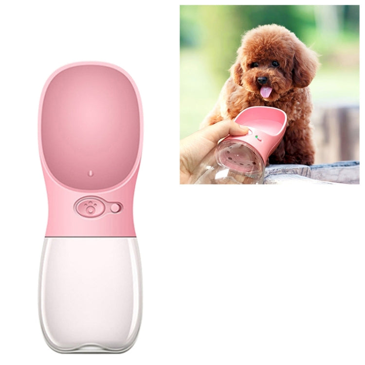 Portable Pet Dog Water Bottle Small Large Dog Travel Puppy Cat Drinking Water Bowl Outdoor Pet Water Dispenser Feeder Pet Supplies, Size:550 ml