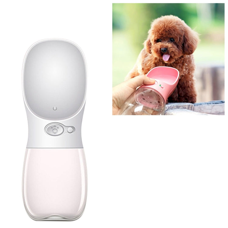 Portable Pet Dog Water Bottle Small Large Dog Travel Puppy Cat Drinking Water Bowl Outdoor Pet Water Dispenser Feeder Pet Supplies, Size:550 ml