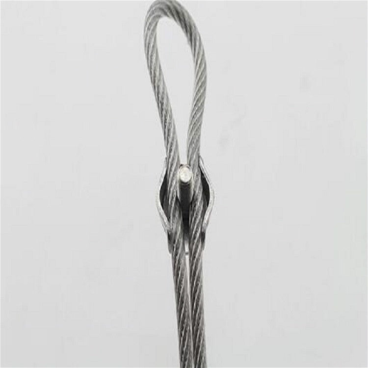 5 PCS 304 Stainless Steel Plate Single Clip Double Clamp Wire Rope Clamp, Specification:M4, Style:Single Clip