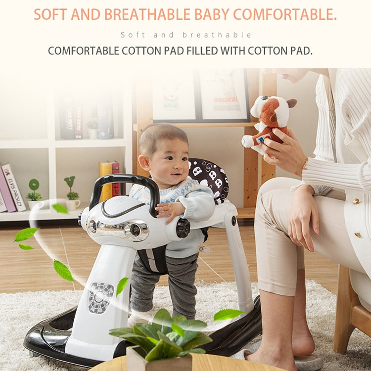 Multi-function Baby Walker Anti-rollover 6/7-18 Months Can Sit Can Push Foldable Baby Walkers