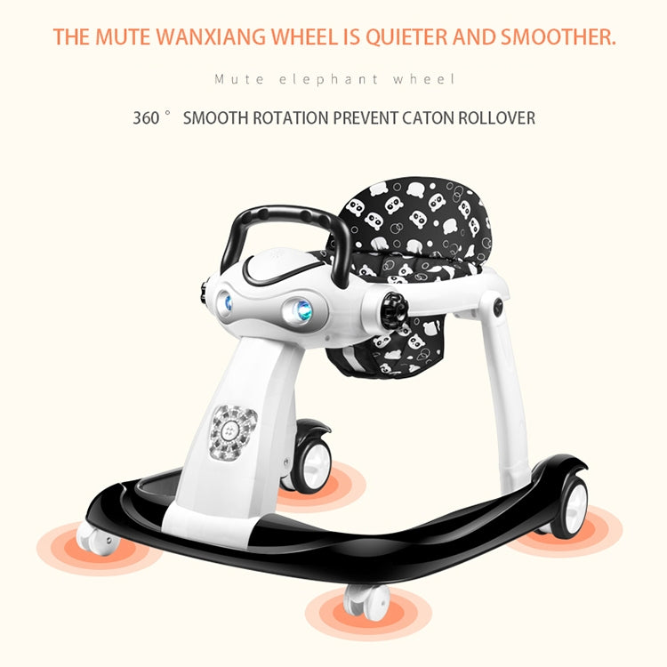 Multi-function Baby Walker Anti-rollover 6/7-18 Months Can Sit Can Push Foldable Baby Walkers