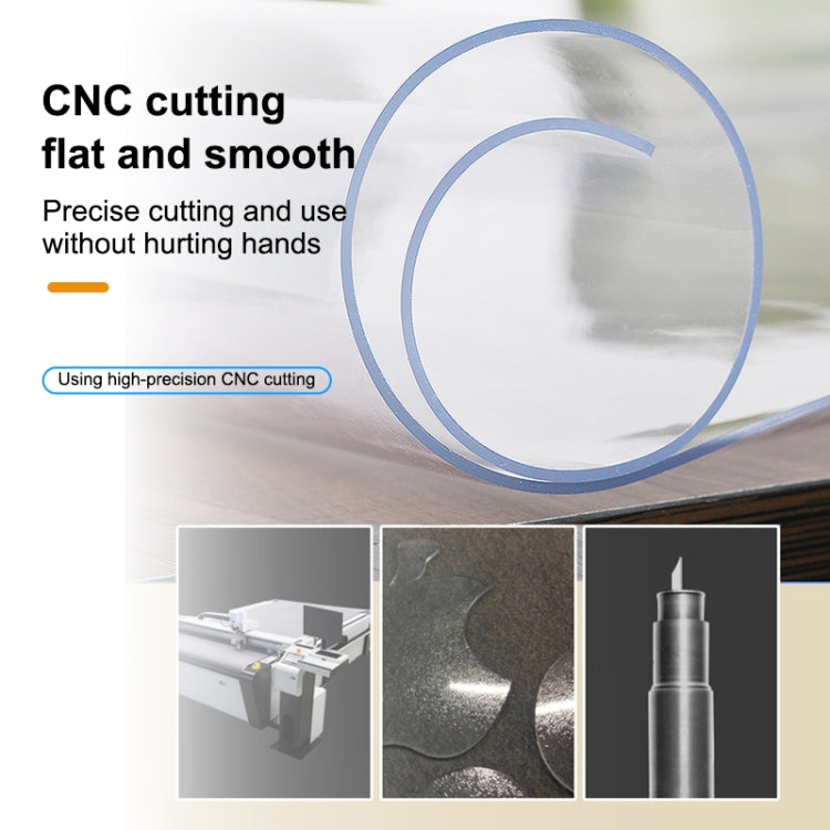 Waterproof Oilproof PVC Placemat Soft Glass Tablecloth Tea Table Mat,Size:70x120cm