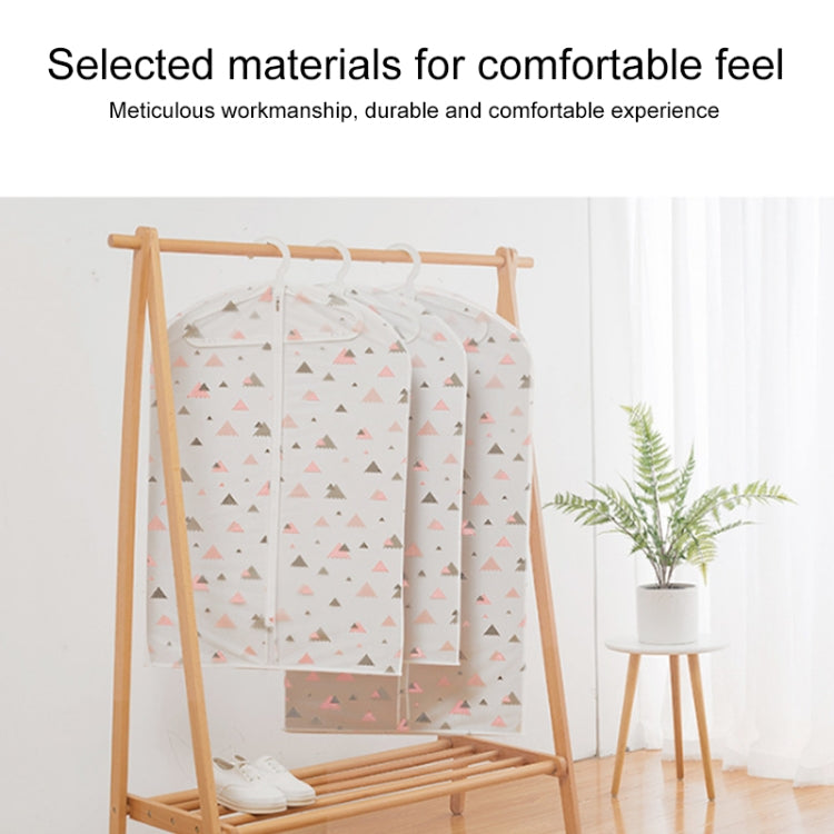 Thicken Solid PEVA Clothing Dust Cover Suit Coat Waterproof Protector Storage Bag with Zipper(Lemon Yellow)