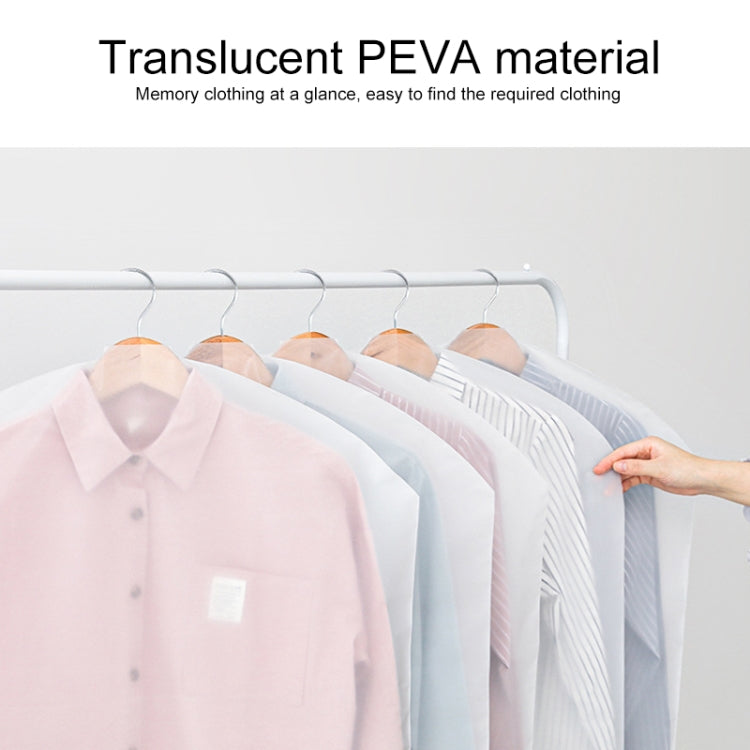 100 PCS Disposable Transparent Clothes Dust Bag Dust Cover, Size:60x150cm, Thickness:PP 4 Wires