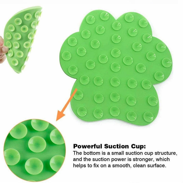 2 PCS Silicone Pet Licking Pad Slow Food Pad Dog Nursing Training