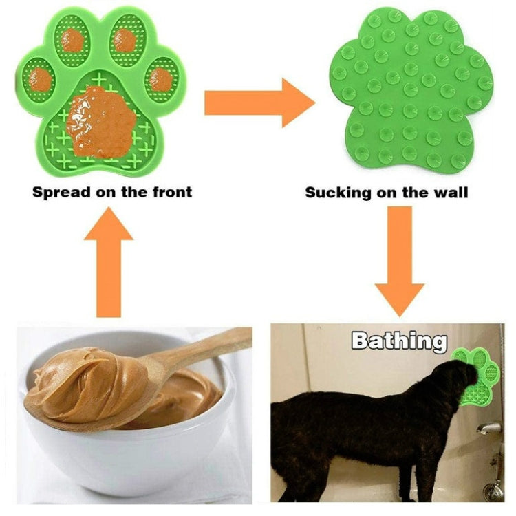 2 PCS Silicone Pet Licking Pad Slow Food Pad Dog Nursing Training