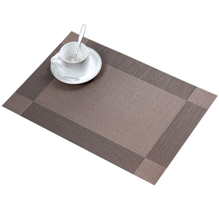10 PCS Placemat Fashion PVC Dining Table Mat Fisc Pads Bowl Pad Coasters Waterproof Table Cloth Pad Slip-resistant Pad