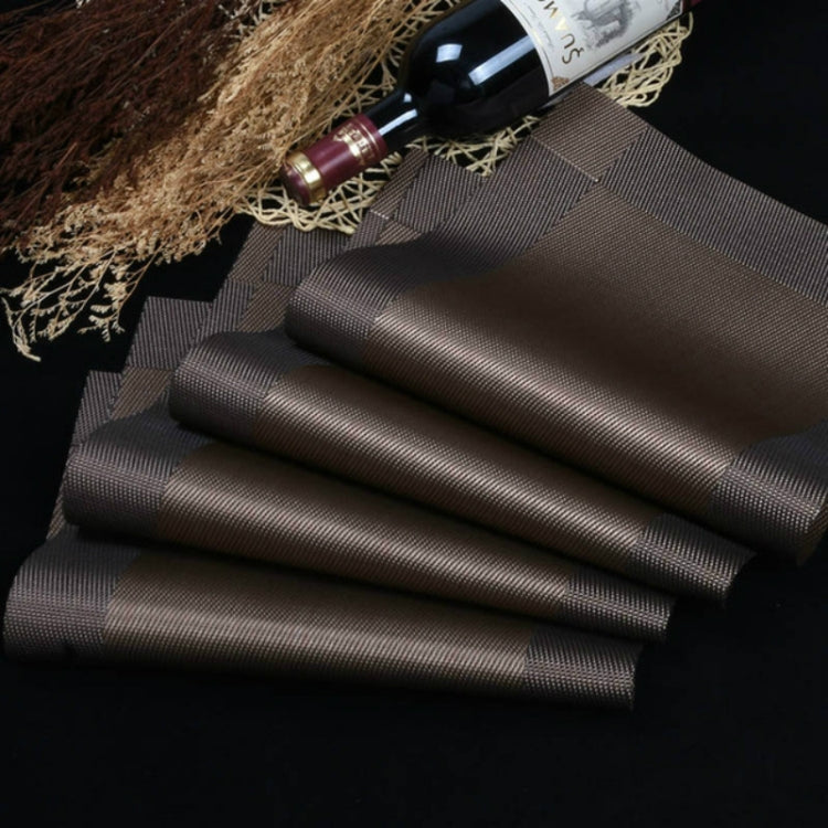 10 PCS Placemat Fashion PVC Dining Table Mat Fisc Pads Bowl Pad Coasters Waterproof Table Cloth Pad Slip-resistant Pad