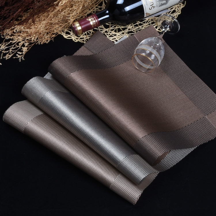 10 PCS Placemat Fashion PVC Dining Table Mat Fisc Pads Bowl Pad Coasters Waterproof Table Cloth Pad Slip-resistant Pad