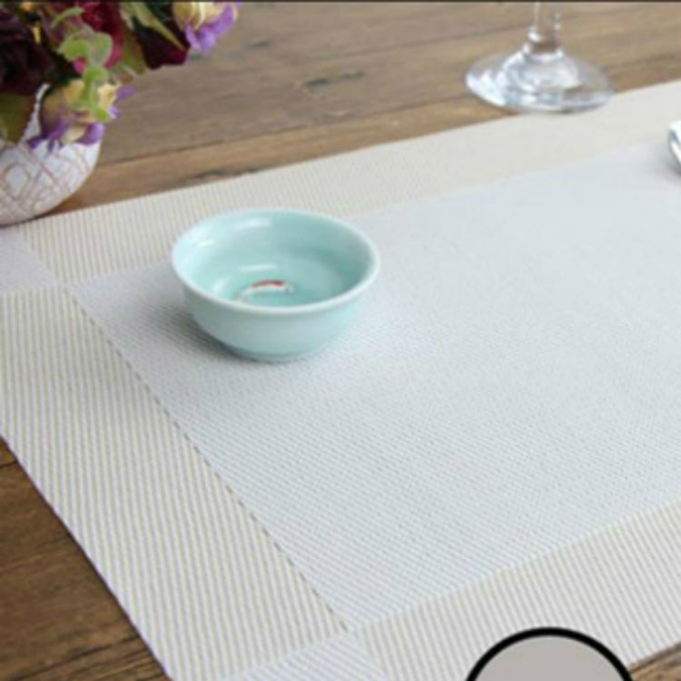 10 PCS Placemat Fashion PVC Dining Table Mat Fisc Pads Bowl Pad Coasters Waterproof Table Cloth Pad Slip-resistant Pad