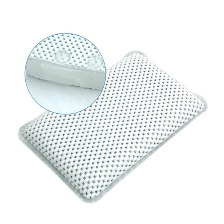 2 PCS Soft Waterproof Thickened Bathtub Pillow with Suction Cup