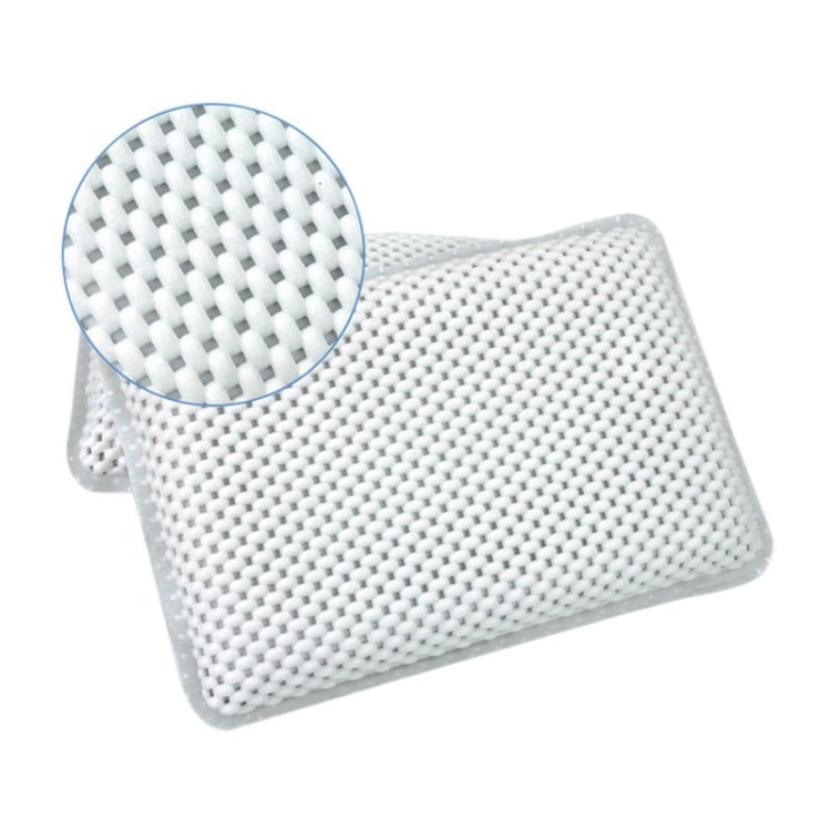 2 PCS Soft Waterproof Thickened Bathtub Pillow with Suction Cup