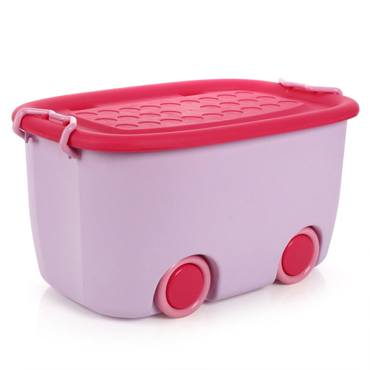 Sundries Finishing Plastic Drawer Locker Baby Toy Storage Box with Pulley, Size:47x31.5x25cm
