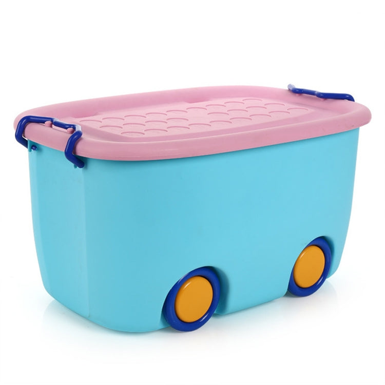 Sundries Finishing Plastic Drawer Locker Baby Toy Storage Box with Pulley, Size:47x31.5x25cm