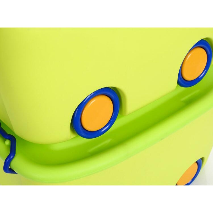 Sundries Finishing Plastic Drawer Locker Baby Toy Storage Box with Pulley, Size:47x31.5x25cm