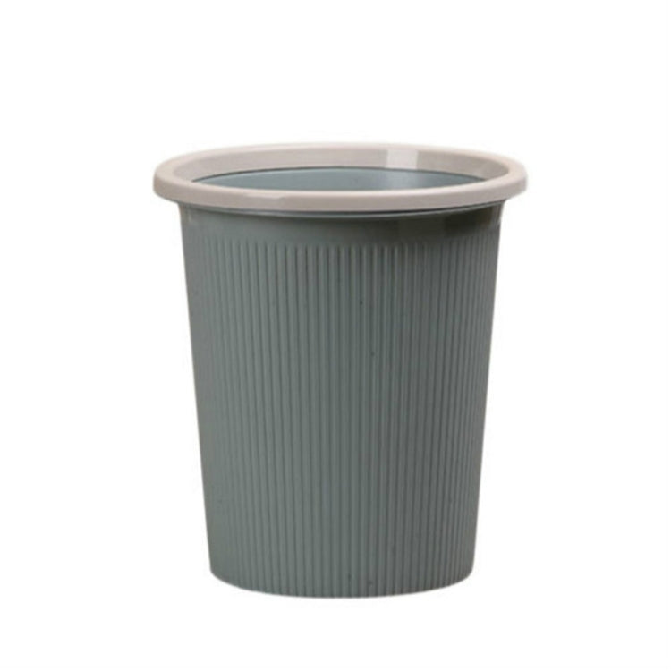 10 PCS Household Kitchen Bathroom Plastic Trash Can without Cover Lip, Size:L 25.5x28x18cm