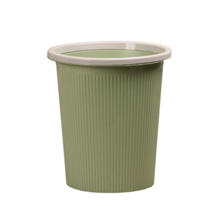 10 PCS Household Kitchen Bathroom Plastic Trash Can without Cover Lip, Size:L 25.5x28x18cm