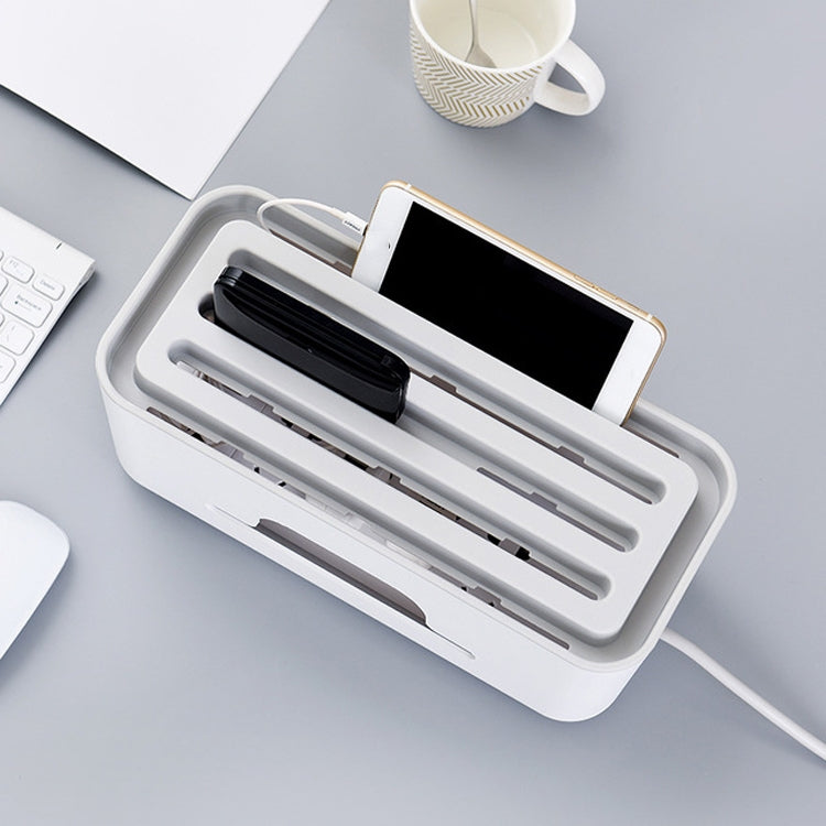 Multifunctional Desktop Power Cord Row and Cable Management Box