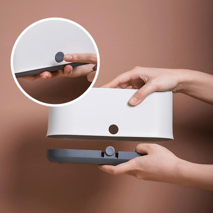 Creative Living Room Coffee Table Desktop Tissue Paper Storage Box Simple Tissue Box(Pink)