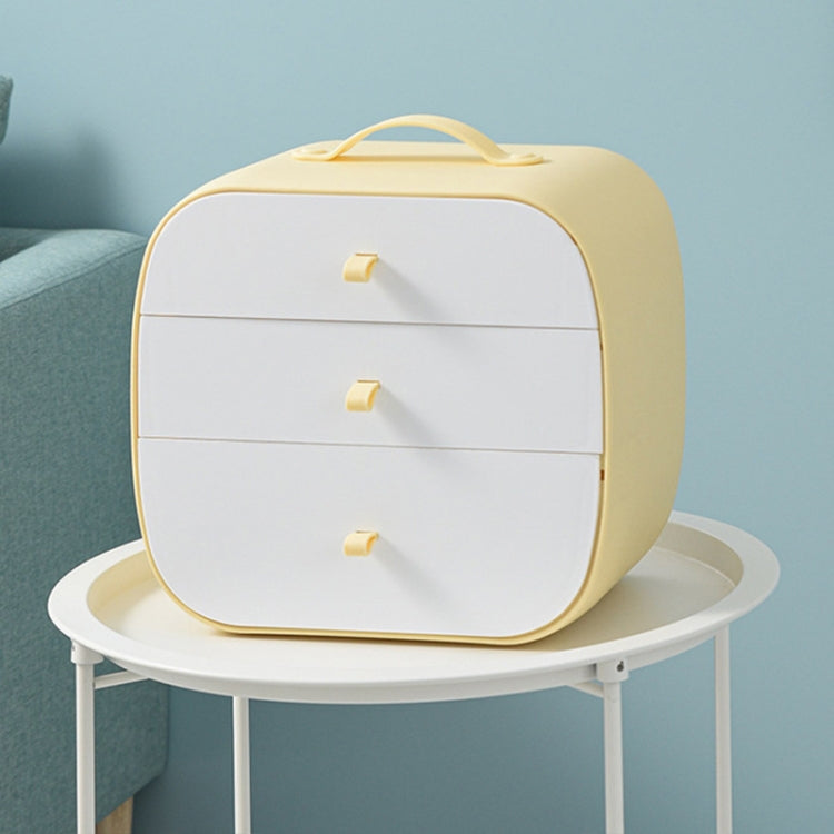 3 in 1 Drawer Type Combined Storage Box with Compartment Underwear Panties