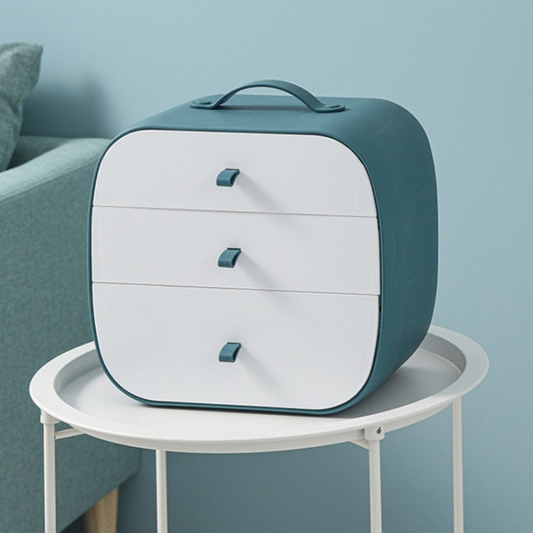 3 in 1 Drawer Type Combined Storage Box with Compartment Underwear Panties