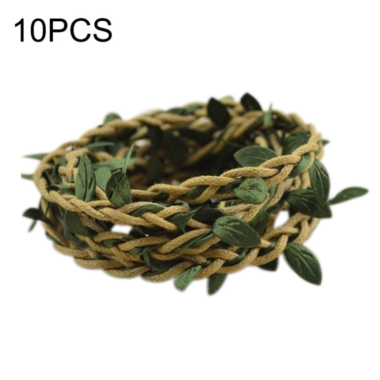 10 PCS 100cm Artificial Garland Rattan Woven Fresh Decorative Rope DIY Home Wedding Decoration