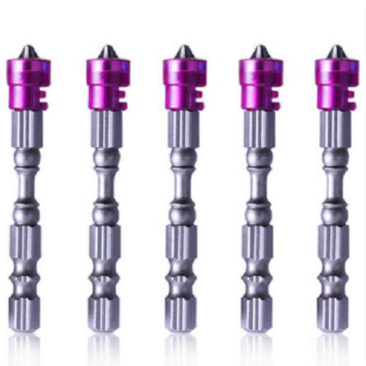 5 PCS 65mm Magnetic Coil Alloy Steel Cross Bit Single Head Electric Drill Electric Screwdriver Head