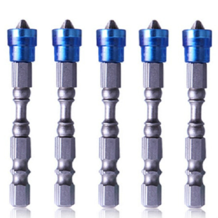 5 PCS 65mm Magnetic Coil Alloy Steel Cross Bit Single Head Electric Drill Electric Screwdriver Head